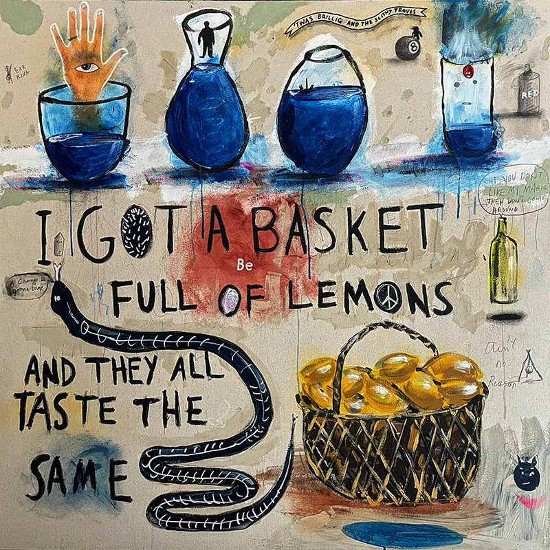 I got a basket full of lemons